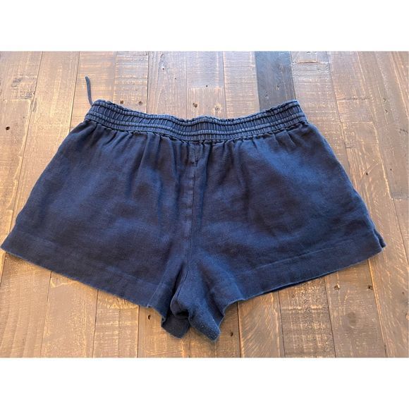 ❤️2 for $15❤️ J. Crew Women's Side Drawstring Culotte Shorts Blue Size XL - Picture 7 of 9